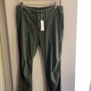 NWT James Perse army green joggers.